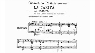 Gioacchino Rossini - 3 Chœurs religieux (audio + sheet music)