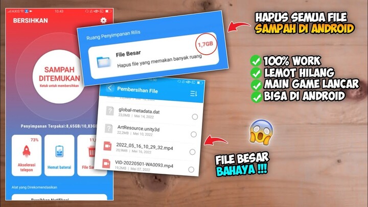 Cara Menghapus Semua File Sampah Di Android