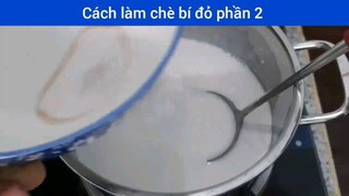 cách làm chè bí đỏ phần 2