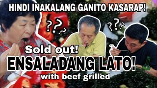 KOREAN FAMILY TRIED ENSALADANG LATO | SHOCKING REACTION😲 |Filipino food