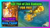 Free Epic Skin Badang in Mobile Legends | Fist of Zen Badang Script No Password
