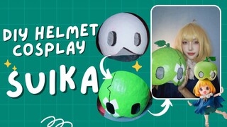 DIY Helmet Suika dirumah cuma pakai balon!! 🍉🤩