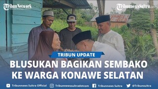 Momen Radhan Algindo Nur Alam dan Rasyid Blusukan Bagikan Sembako ke Warga Konawe Selatan Sultra