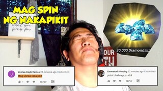 MAG SPIN NG NAKAPIKIT! (COMMENT CHALLENGE)