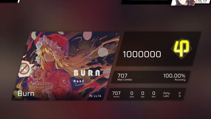 【phigros/singing】Burn IN14 1000000 φ