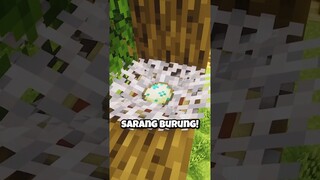 Cara Membuat SARANG BURUNG Di Minecraft!