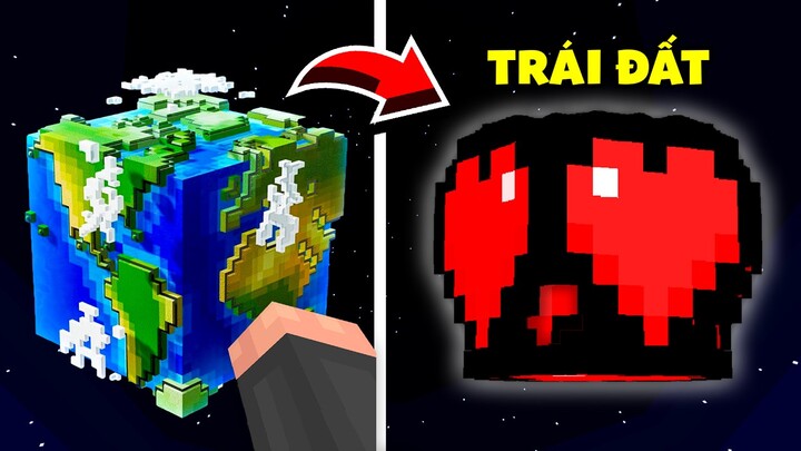 Minecraft nhưng tôi biến Thế Giới thành Trái Tim