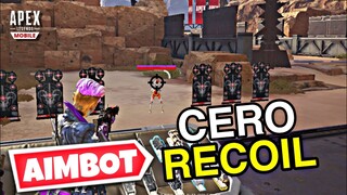 Como obtener CERO RECOIL en Cualquier Arma | Ejercicios en Apex Legends Mobile