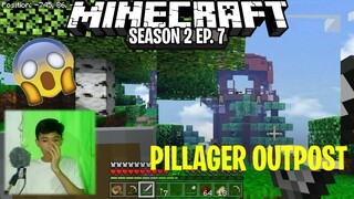 PILLAGER OUTPOST! | Let's Play MINECRAFT Survival | Season 2 EP. 7