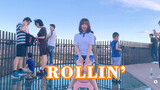 Rooftop dance cover of Rollin' in middle school uniform