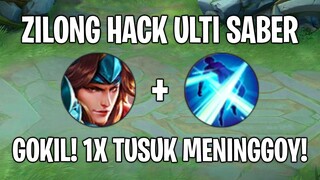 Zilong HACK ulti Saber 😱 WTF