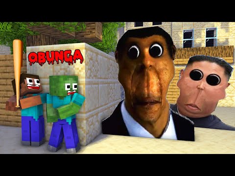 Monster School : OBUNGA & CURSE FACE FRIENDS CHALLENGE - Minecraft  Animation - BiliBili