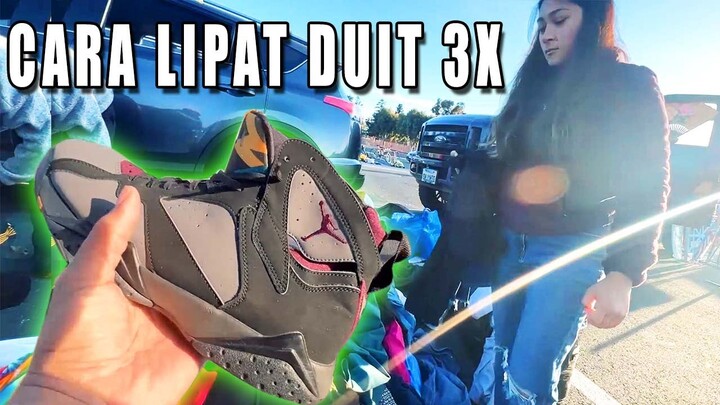 RAHASIA DAPAT DUIT 3X LIPAT DI PASAR LOAK AMERIKA. DAPAT JORDAN‼️🇺🇸
