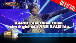 Anh em "guột" Karik B Ray, chính chủ không muốn nhả vía quán quân| Rap Việt Mùa 3 (2023)