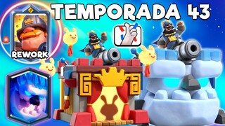 TODO SOBRE LA TEMPORADA 43 DE CLASH ROYALE EMOTES, SKINS Y PASS ROYALE (Sneak Peek) SERGIO1722