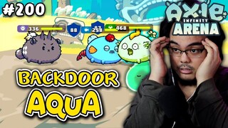 THE BACKDOOR AQUA! NEW LINE UP |  Axie Infinity (Tagalog) #200