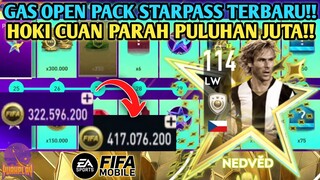 CUAN PARAH DAPAT PEMAIN DENGAN HARGA TINGGI!! OPEN PACK STARPASS NEDVED TOTS FIFA MOBILE YUAHPLAY!!