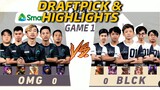 SEMI FINALS GAME 1  OMG vs BLCK | (FILIPINO) MPL-PH S8 Playoffs Day 4