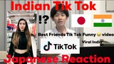 Indian Tik Tok Reaction by Japanese I Best Friends Tik Tok Funny 😂 video by Viral India
