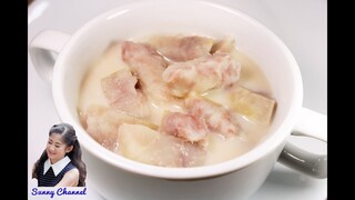 บวดเผือก : Taro in Coconut Milk l Sunny Thai Food