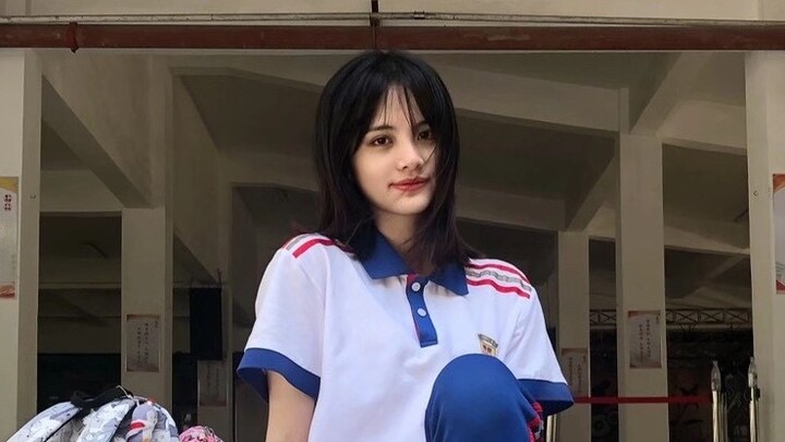 Tarian sampul road show Permainan Olahraga Putri SMA Xiamen (G)i-dle "Uh-Oh" tembakan langsung Suizh