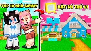 GẤU MORA TOP 10 NHÀ MÈO SIMMY | BẬT MÍ THÚ VỊ HEROTEAM MINECRAFT