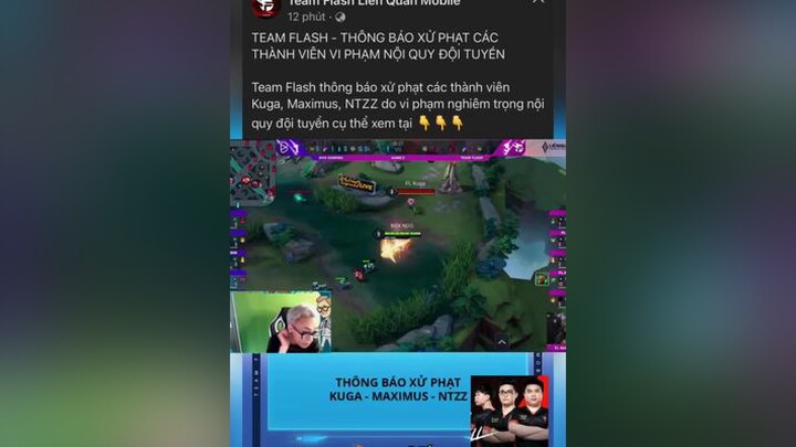 Lý do Kuga - NTzz - Maximus rời team FL 🙃 lqmb lienquan lienquanmobile_garena lienquanmobile garena