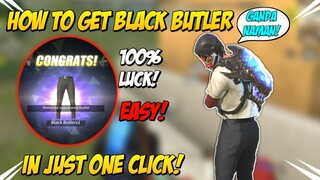 GETTING BLACK BUTLER IN JUST ONE CLICK | Intense Squad Gameplay!(Rules of Survival)