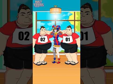 Help Pomni Find who is Real or Fake Nikocado Avocado? | Challenge | Funny Animation #shorts #cartoon