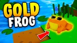 How to get GOLDEN Frogs!! in Roblox Islands (Skyblock)