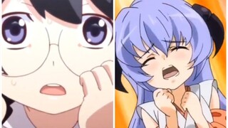 Furuto Haneiri & the reaction of the young girl Hanekawa Tsubasa when encountering a pervert cv. Hor