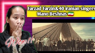 MANO BESHNAS - FARZAD FARZIN AND 40 IRANIAN SINGERS | REACTION!