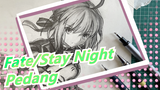 Fate/Stay Night/Lukisan Tangan- Tahan Saja Pedangmu! Memerlukan 480 Menit untuk Menggambar Saber