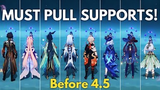 8 BEST SUPPORTS You MUST PULL!! 5 Star Edition!! [Genshin Impact]