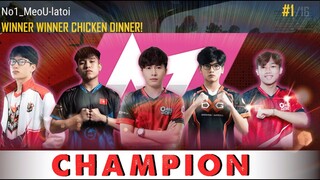 ( PUBG )Tổng hợp combat + mic check Team NO1 ở giải SPT FINAL STAGE phần 1