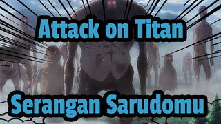 Attack on Titan S3 Bagian 2 EP13 Serangan Sarudomu