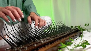 bermain array mbira/array mbira, saya sangat menyukai suara super halus ini, mengagumi Patti/ ethere