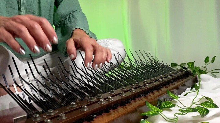 array mbira/array mbira playing, I like this super ethereal sound very much, admire Patti/ ethereal/