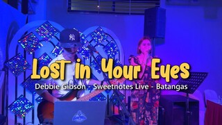 Lost In Your Eyes - Debbie Gibson - Sweetnotes Live Cover @ Batangas