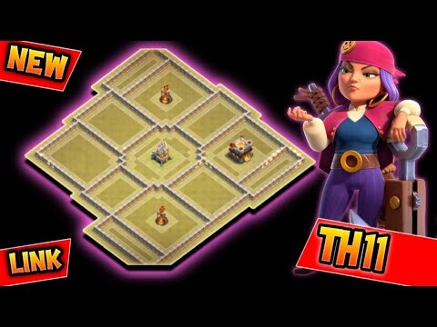 NEW TH11 WAR & CWL BASE WITH LINK + REPLAY PROOF | ANTI ZAP WITCHES & ZAP DRAGS | CLASH OF CLANS