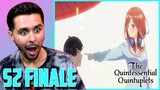 "THE FINALE... MIKU CONFESSES" The Quintessential Quintuplets Season 2 Ep.12 Live Reaction!