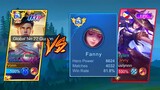 GLOBAL GUSION VS PRO FANNY FASTHAND IN RANK GAME!!🔥 ( intense battle⚡⚔️ )