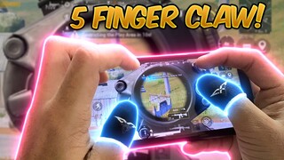 5 Finger Claw Full Gyro Handcam - Pubg Mobile