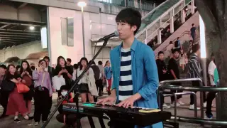 [Music]Covering RADWIMPS's <Sparkle> on the street|<Your Name.>