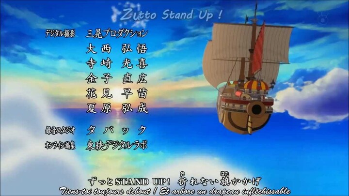 [One Piece] Opening 16 - Hands Up! (Lyrics + Traduction)