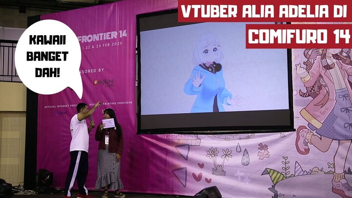 Vtuber Alia Adelia di Comifuro 14 kawaii banget!