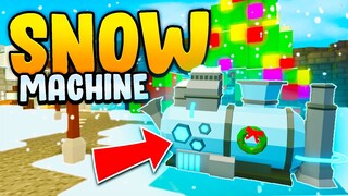 SNOWBALL Machine!! in Roblox Islands (Skyblock)