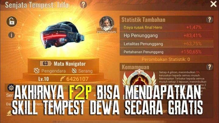 AKHIRNYA F2P BISA MENDAPATKAN SKILL TEMPEST DEWA SECARA GRATIS STATE OF SURVIVAL