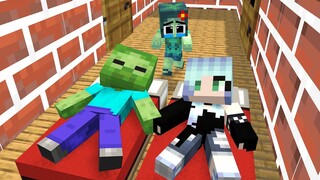 Monster School : Baby Zombie Can't See by LOVE CURSE Challenge - Sad Story - Minecraft Animation