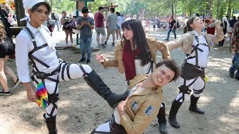 Survey Corp's Day Off | Attack on Titan Cosplay Vlog | (ft. Eren, Mikasa, Sasha, and Maid Levi)